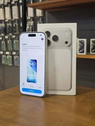 IPHONE 17 PRO 256GB PLATA BATERIA 100% - 0 CICLOS