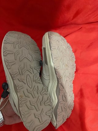 Zapatos senderismo mujer beige/gris