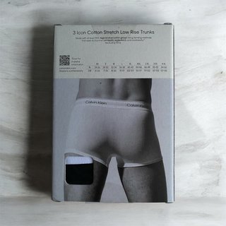 Pack 3 Boxers Calvin Klein Icon Low Rise M