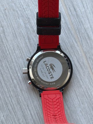 Reloj Lacoste Negro y Rojo