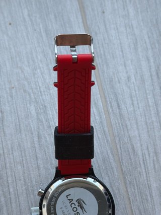 Reloj Lacoste Negro y Rojo