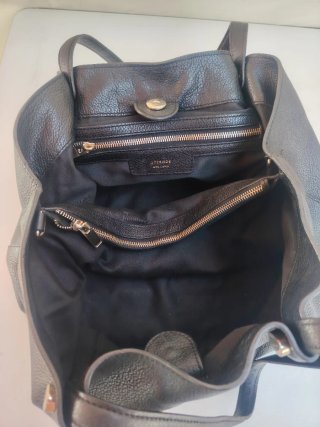 Bolso Uterqüe Piel Negro