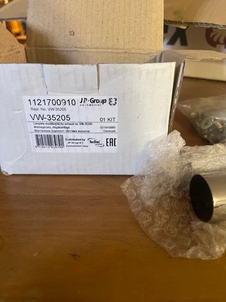 Silenciador tubo escape escarabajo bettle
