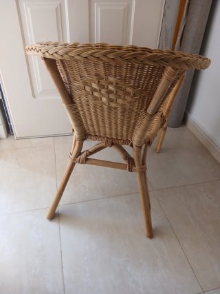 Butaca de mimbre