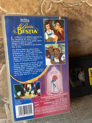 La Bella y la Bestia VHS Disney Clásicos