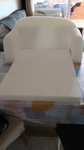 Sofá Cama Plegable Infantil Azul