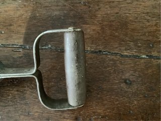 Batidora vintage de aluminio
