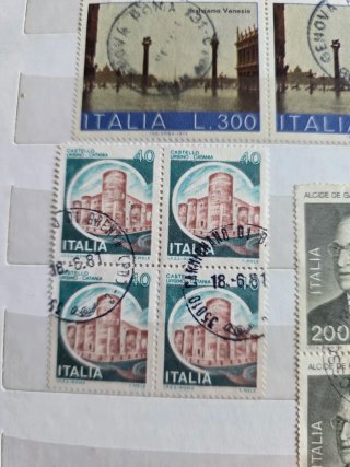Francobolli Italiani Vintage Usati
