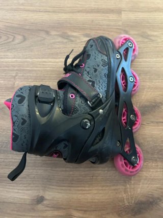 Patines en línea KOSSOK rosas y negros