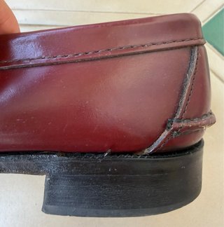 Zapatos náuticos Sebago de cuero burdeos