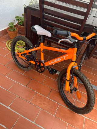 Bicicleta infantil 18 Naranja
