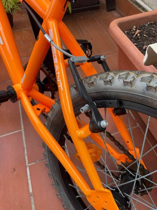 Bicicleta infantil 18 Naranja