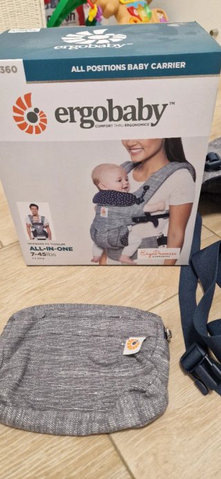 Mochila Portabebés Ergonómica Gris