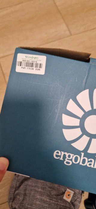 Mochila Portabebés Ergonómica Gris