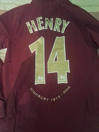 Camiseta Arsenal Henry 2004