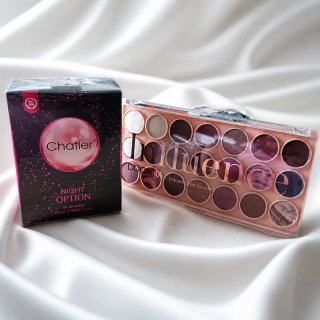 Perfume Chatler Night Option y Paleta Sombras