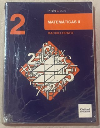 Libro Matemáticas 2.º Bachillerato