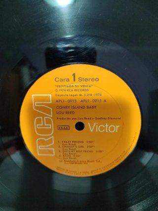 Lou Reed - Coney Island Baby Vinilo LP