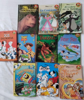 Lote 10 libros Disney y otros
