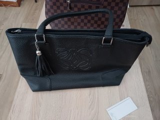 Bolso Loewe Cuero Negro