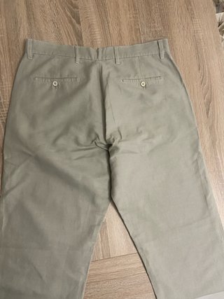 Pantalones Chino Old Ridel Hombre Verde Oli