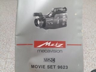 Cámara de vídeo Metz VHS-C Movie 9623