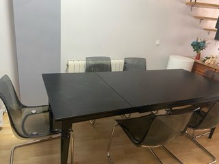 Tavolo da pranzo nero estensibile INGATORP IKEA