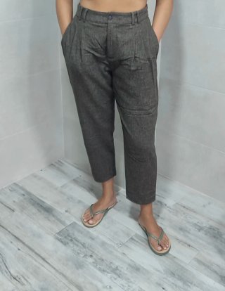 Pantalones de vestir Zara marrones