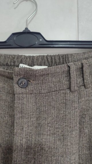 Pantalones de vestir Zara marrones