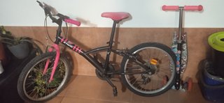 Bicicleta Btwin 22" + patinete