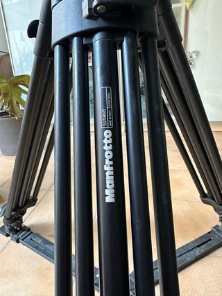 Trípode Manfrotto 525MVB + 503HDV + 519LV