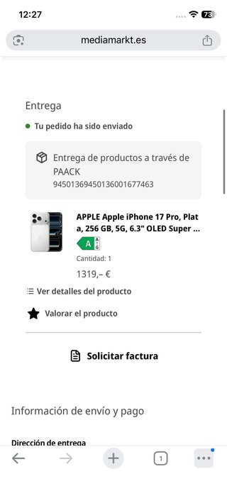 iPhone 17 Pro Plata