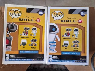 Set Funko Pop! Wall-E 1115 y Eve 1116