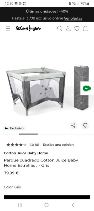 Parque infantil Cotton Juice estrellas
