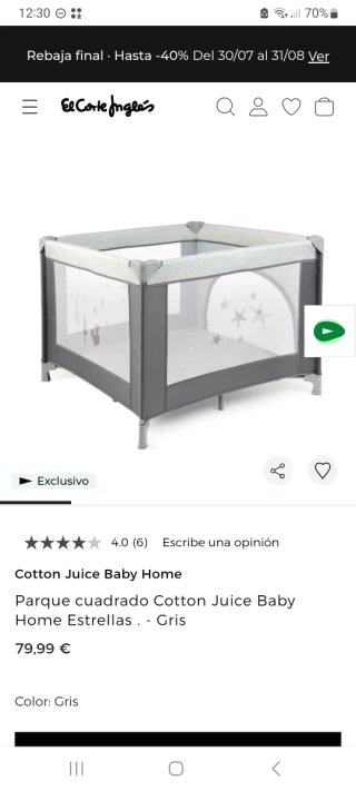 Parque infantil Cotton Juice estrellas