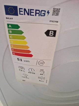 Lavadora Balay 7kg sin usar