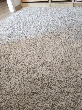 Alfombra VITTEN de lana beige