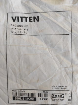 Alfombra VITTEN de lana beige