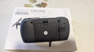Emisora Dron B6, batería y hélices