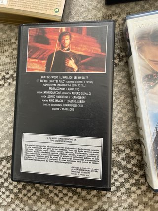 Lote 4 Películas VHS: Star Wars, Padrino III 3€/u.