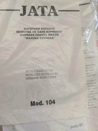 Cafetera Jata Máxima Express