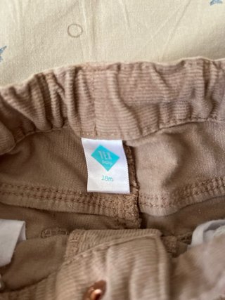 Lote 3 pantalones pana 18 meses