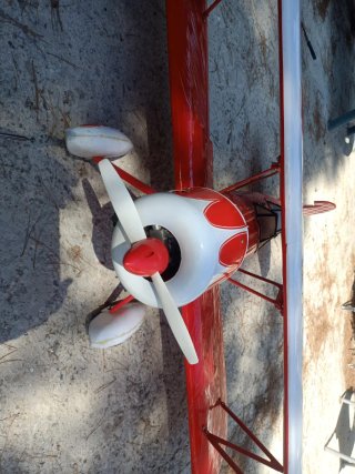 Avión Radio Control Rojo Super Stearman