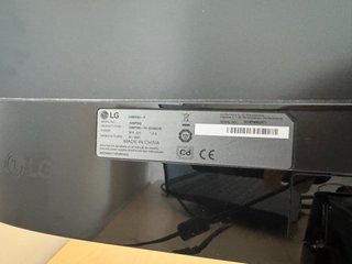 Monitor Pantalla LG 24MP59G-P Negro