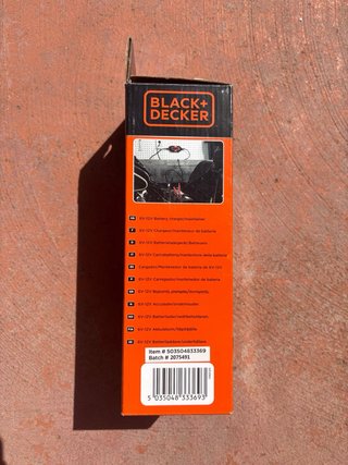 Cargador Baterías Black and Decker 6V-12V