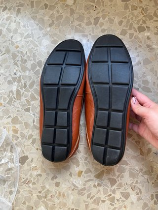 Mocasines de piel marrones
