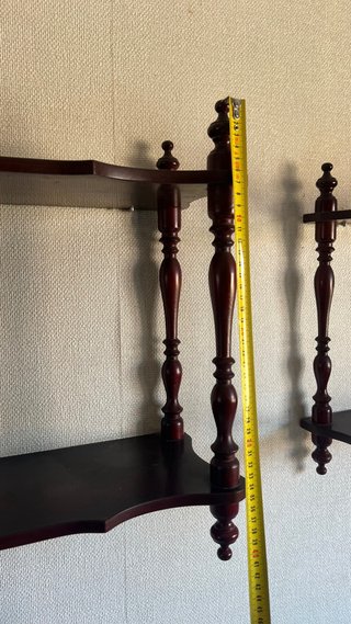 Estantería madera vintage torneada