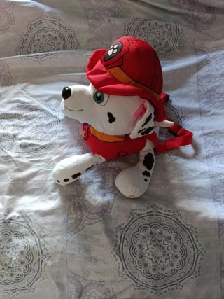 Peluche Marshall Patrulla Canina Bombero
