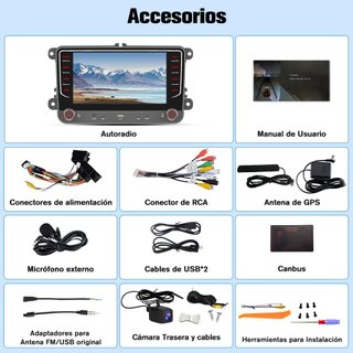 Nueva Radio Android Junsun 4GB+64GB para VW/Audi