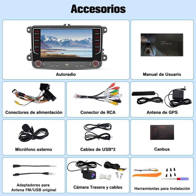 Nueva Radio Android Junsun 4GB+64GB para VW/Audi